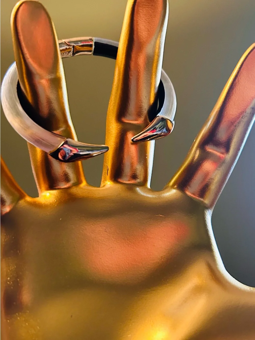 Alexis Bittar Pyramid Brake Hinged Cuff Bracelet